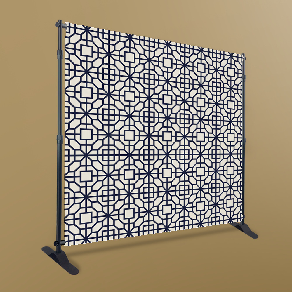 panconi Sichtschutzbanner mit Gestell m9